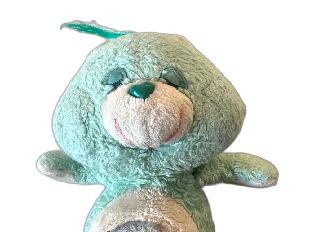 80s Original Vintage 1983 Care Bears Plush Toy Bedtime Bear CareBear Orig Owner - Picture 4 of 6